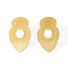 304 Stainless Steel Stud Earrings WGEDCDB-01-2