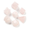 7Pcs Natural Rose Quartz Beads G-H007-05F-1