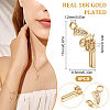 Brass Micro Pave Cubic Zirconia Pendants FIND-BBC0001-35-2