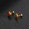 Rose Flower 304 Stainless Steel Enamel Cartilage Earrings WG8C3AE-01-2