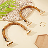 Plastic Imitation Bamboo Stick Bag Handle PURS-WH0001-28-4