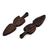 Natural Wenge Wood Pendants WOOD-T023-38-3