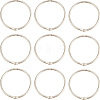 30Pcs Stainless Steel Loose Leaf Book Binder Hinged Rings FIND-BBC0002-24-1