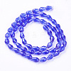 Glass Beads Strands GLAA-R024-11x8mm-3-3