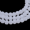 Imitation Jade Glass Bead Strands X-GLAA-R166-8mm-03A-1