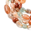 Natural Agate Beads Strands G-Z108-A01-4