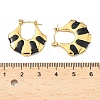 304 Stainless Steel Hoop Earrings EJEW-S267-02G-A-3