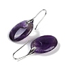 Natural Amethyst Dangle Earrings EJEW-C119-04P-09-3