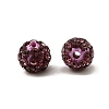 Polymer Clay Rhinestone Beads RB-A053-6mm-10-2