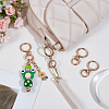 4 Sets Alloy Spring Gate Clasps FIND-BBC0004-11-3