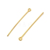 Brass Eye Pins KK-XCP0002-10G-2