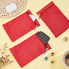 Canvas Cloth Zipper Bags ABAG-WH0077-09B-05-4