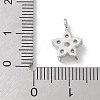 Brass Micro Pave Cubic Zirconia Pendants KK-P292-17P-3