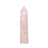 Point Tower Natural Rose Quartz Home Display Decoration LS-PW-WG24364-02-1