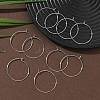 SHEGRACE Brass Hoop Earrings Findings XGR0005P-70P-4