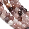 Natural Violet Strawberry Quartz Beads Strands G-P530-B02-03-8