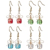 304 Stainless Steel Gift Dangle Earrings EJEW-JE06684-1