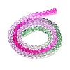 Transparent Painted Glass Beads Strands LS-DGLA-A034-T3mm-A06-5