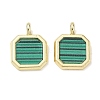 Alloy Acrylic Pendants AL-CBA4262-03G-01-1
