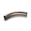 Tarnish Resistant 201 Stainless Steel Tube Beads STAS-D111-53-2
