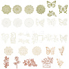 3 Sets 3 Styles Vintage Lace Cut Scrapbook Paper Pads DIY-GF0011-40-6