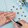 180Pcs 6 Styles Tibetan Style Alloy Pendants TIBEP-AR0001-13-4