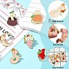 14Pcs 7 Styles Snake Enamel Pins JEWB-CJ0001-55-3