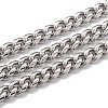 Tarnish Resistant 304 Stainless Steel Cuban Link Chain STAS-B019-02A-P-1