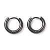 304 Stainless Steel Huggie Hoop Earrings EJEW-O087-09D-EB-01-2