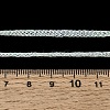 3.5MM Polyester Metallic Cord Braided Cord Necklace Making FB-CBAA152-01G-08-3
