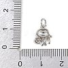 Brass Micro Pave Cubic Zirconia Pendants KK-A269-04D-P-3