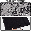 Flower Pattern Polyester Lace Fabrc DIY-WH20007-849B-5
