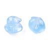 Transparent Spray Painted Glass Beads GLAA-N035-023-C03-4