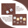 Unicraftale DIY Blank Square Pendant Making Kit DIY-UN0005-45-5