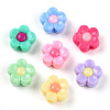 Opaque Acrylic Beads X-SACR-N018-13-1
