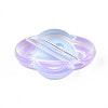 Transparent Acrylic Enamel Beads OACR-N130-022-02-2