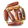 Natural Fire Crackle Agate Beads Strands G-P605-E01-01-3