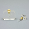 Synthetic Quartz Openable Perfume Bottle Pendants G-E556-08A-3