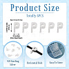 6Pcs 925 Sterling Silver Hollow Initial Beads STER-TA0001-53P-5