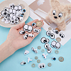 51Sets Plastic Safety Craft Eye DIY-PH0030-23-3