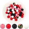 Round Silicone Focal Beads SIL-SP0001-16B-7