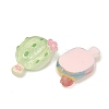 Printed Transparent Resin Imitation Food Cabochons RE-CBA8643-04-2