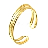 Brass Cuff Bangles for Women BJEW-F498-09G-2
