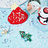 AHADEMAKER 10 Bags 10 Colors Snowflake Plastic Paillette/Sequins Beads MRMJ-GA0001-16-4