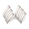 Tarnish Resistant 304 Stainless Steel Stud Earrings for Women EJEW-Z057-13P-1