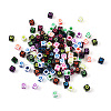 1200Pcs 12 Colors Opaque Acrylic European Beads MACR-TA0001-20-4