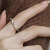 Twist 925 Sterling Silver Cuff Rings for Women FS-WGC280C-02-1