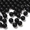 Frosted Plastic Imitation Pearl Beads KY-F022-10mm-05-1