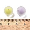 Frosted Transparent Acrylic Beads OACR-A032-14C-3