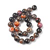 Natural Multi-Color Agate Beads Strands G-A261-B06-14mm-3
